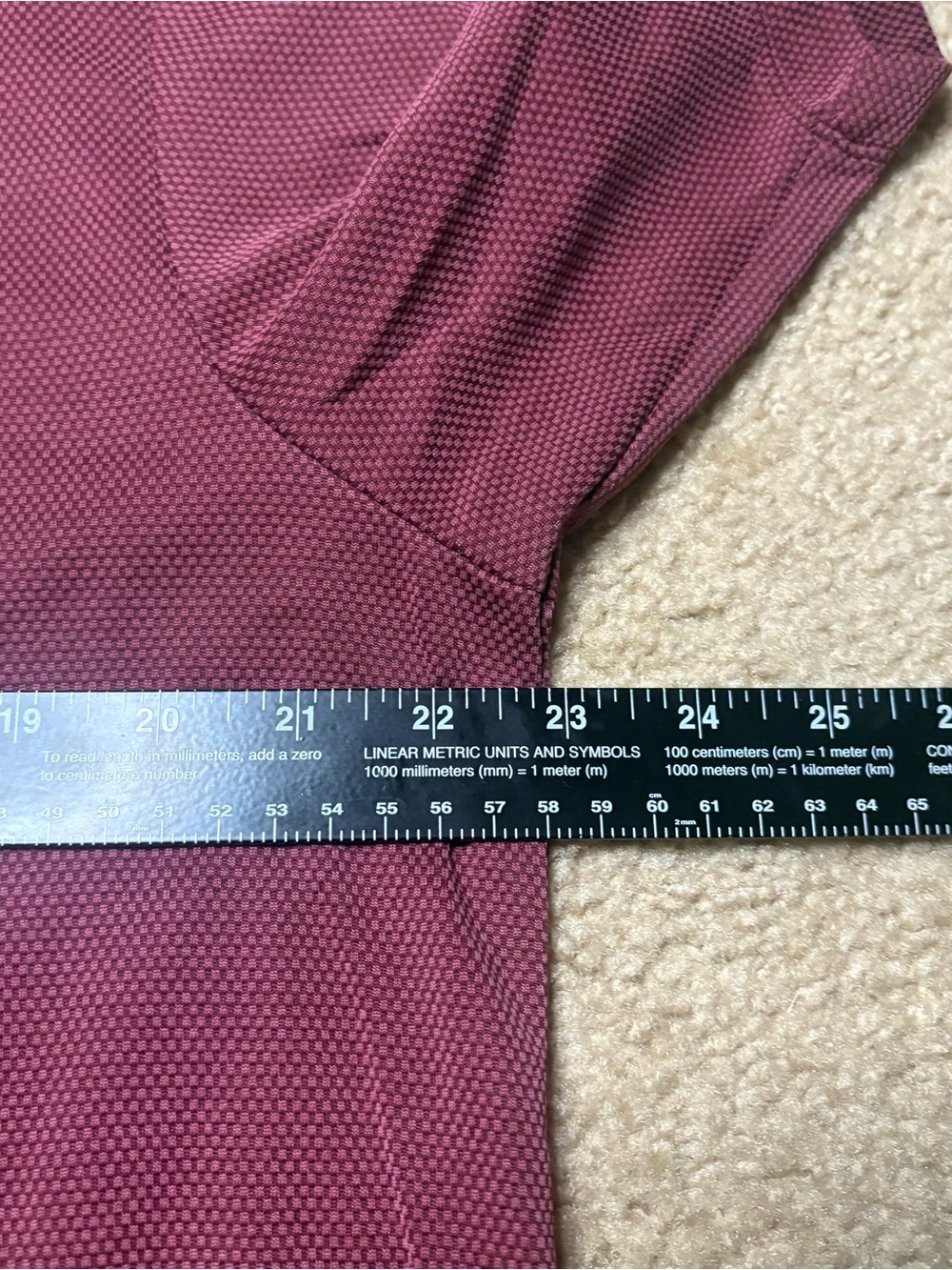 Tommy Bahama Men's Large Polo in Burgundy Short Sleeve - Picture 7 of 10
